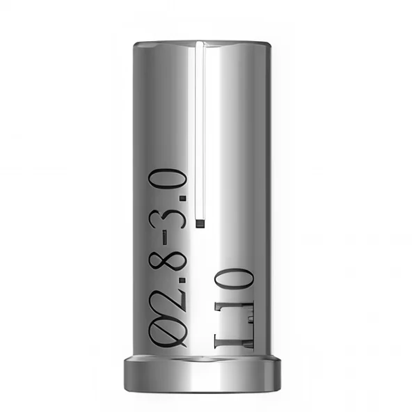 Артикул 4568 DS-B-L10. Ограничитель глубины сверления В для сверл с покрытием DNT². Диаметр 2,8—3,0 мм. Глубина 10 мм