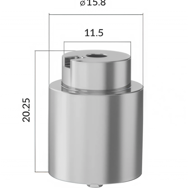 Артикул 4989 WBA-PF-IH Заготовки для фрезерования абатментов. Диаметр 15,8 мм, высота 20,25 мм