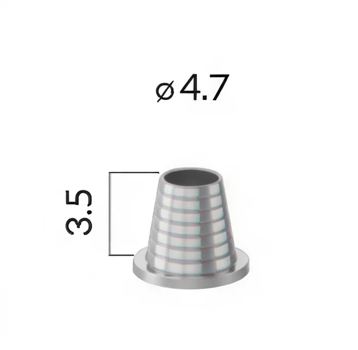 Артикул 5029 TAC-TCT-N-R. Aдгезивный колпачок CAD/CAM для TСT-N без антиротационного посадочного элемента