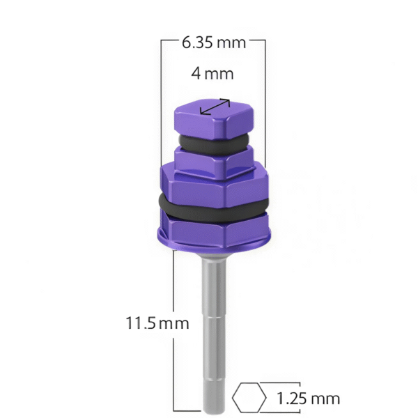 Артикул 4056 HTD 1,25 S Шестигранный ключ укороченный 1,25 мм. Длина 11,5 мм.
